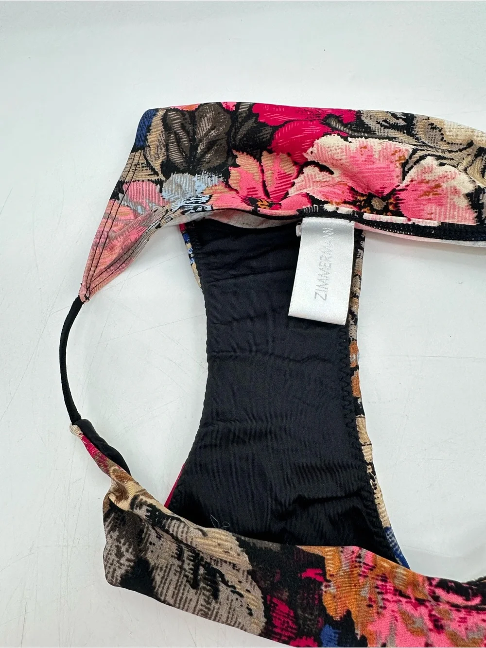 Zimmermann Floral Brazilian Bikini Bottoms Size 0 Multicolor Cheeky Swim